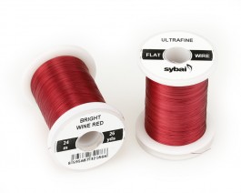 Flat Colour Wire, Ultrafine, Bright Wine Red